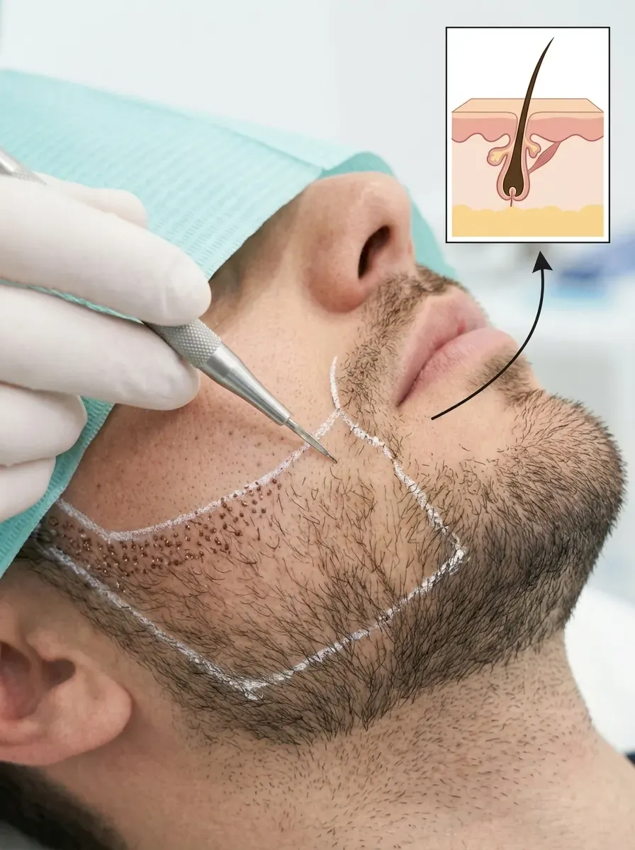 Barttransplantation